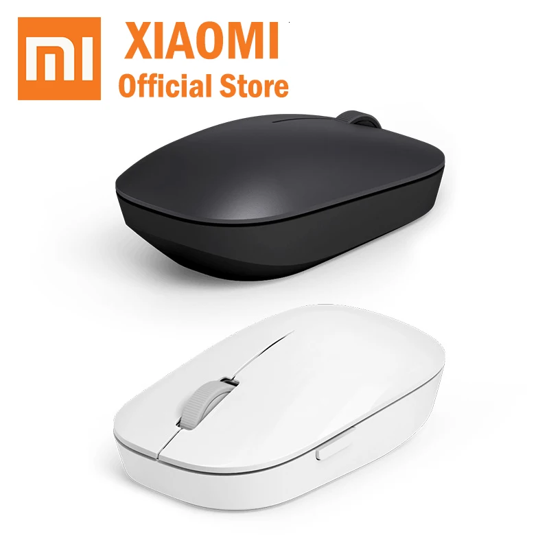 Беспроводная мышь Xiaomi 2 4 Ghz мини Портативная черный белый для Macbook Mi ноутбук
