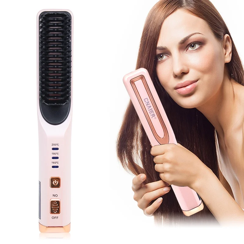 

Professional Multifunctional Hair straightener Ceramic Electric Hair Straightener Fast Heating Straightener Negative Ion Styler