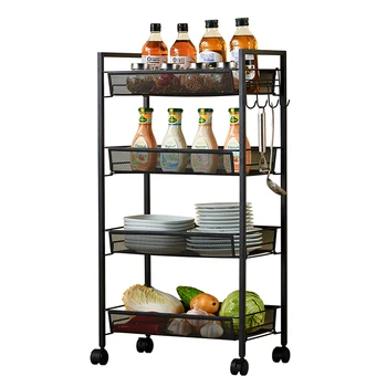 

Kitchen Shelf Vegetable Floor Multi-layer Vegetable Basket Shelf Household Goods Storage Basket Fruit Storage Shelf