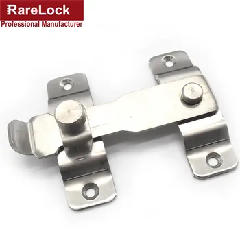 

Rarelock Latch Hasp Lock Dead Bolts Stainless for Sliding Door Window Bathroom Garden Gate Electric Cabinet Air Box MS327 aa
