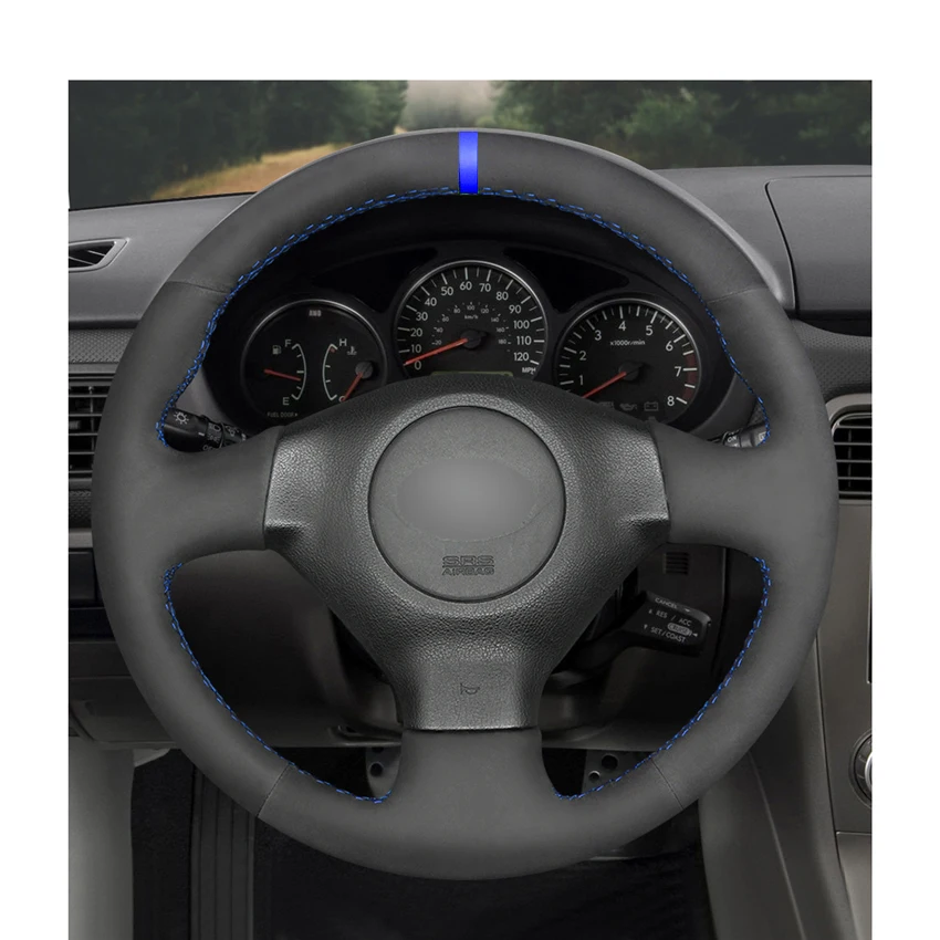 Hand-stitched-Black-Suede-Car-Steering-Wheel-Covers-Wrap-for-Subaru-Forester-Impreza-WRX-WRX-STI-2 拷贝