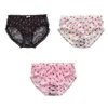 3Pcs/lot Thin Soft Sweet Sexy Lace Lingeries Strawberry Printing Mesh Perspective Underwears Women Panties Plus Size 5XL Briefs ► Photo 3/6