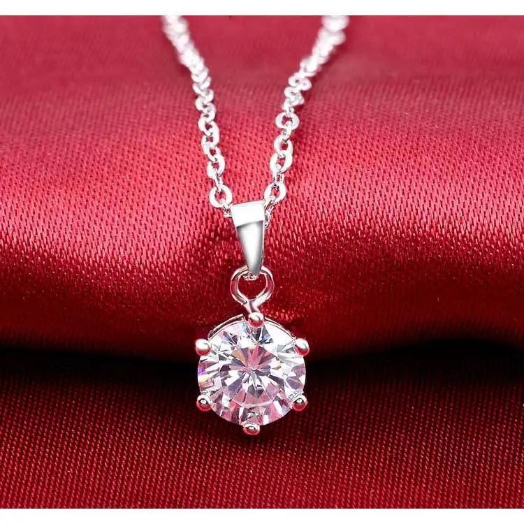 Christmas 925 Sterling Silver Necklaces &amp Pendants With Chain For Women Jewelry 2016 New X852 | Украшения и аксессуары