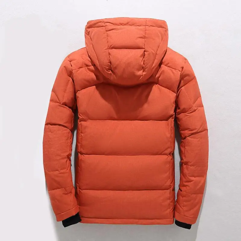 Winter duck down jacket for men thick warm snow coat parka for men with windbreaker hood fashion outdoor jacket large size