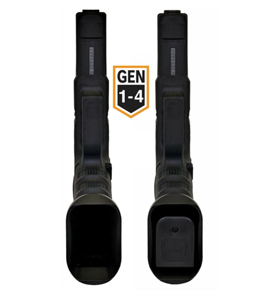 CNC алюминиевая рама адаптера Pro Plus Magwell для Glock 17 22 24 31 34 35 37 база Pad разъем 9 мм пистолет Magaizne аксессуар