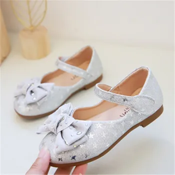 

kids shoes for girl tenis infantil Cute Little Girls Shoes Star Princess Party Wedding Children Princess Shoes Girls Size 26-36