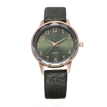 

Retro Simple Women Watches Laides Casual Quartz Wrist Watch Multicolor Leather Band New Strap Watch Female Clock reloj mujer /C