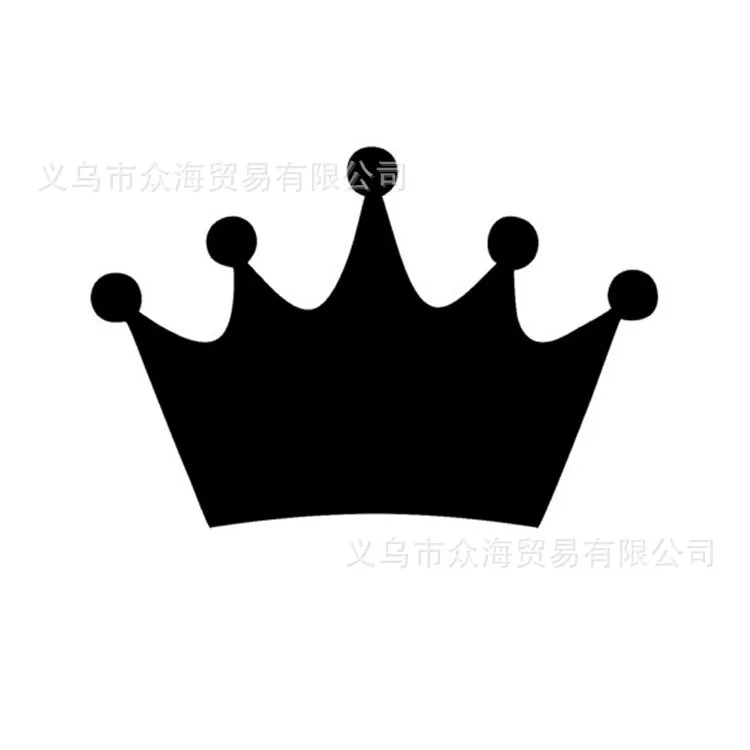 C164 импортные товары Корона моделирование автомобильный стикер король корона мотоцикл; автомобиль стикер Цветочные наклейки