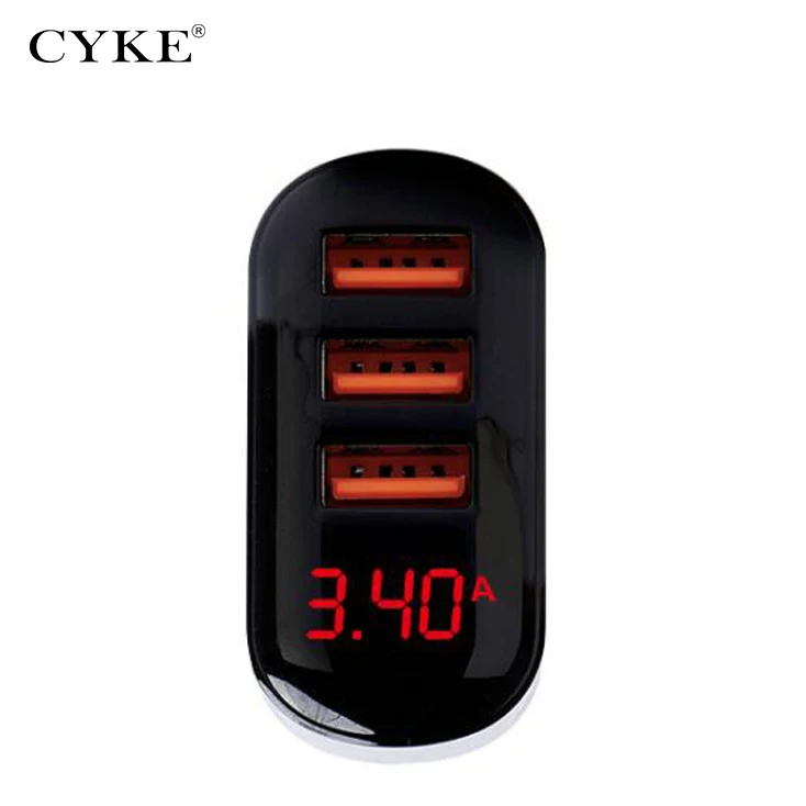 CYKE 3.4A цифровой дисплей Быстрая зарядка зарядное устройство мобильный телефон планшет адаптер питания можно быстро заряжать
