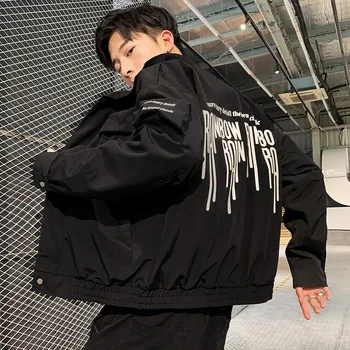 

Casual Autumn Yellow Jacket Men Bigsize Korean Style Men Harajuku Ropa De Hombre Invierno Moda Fall Jacket Men Streetwear HH50JK