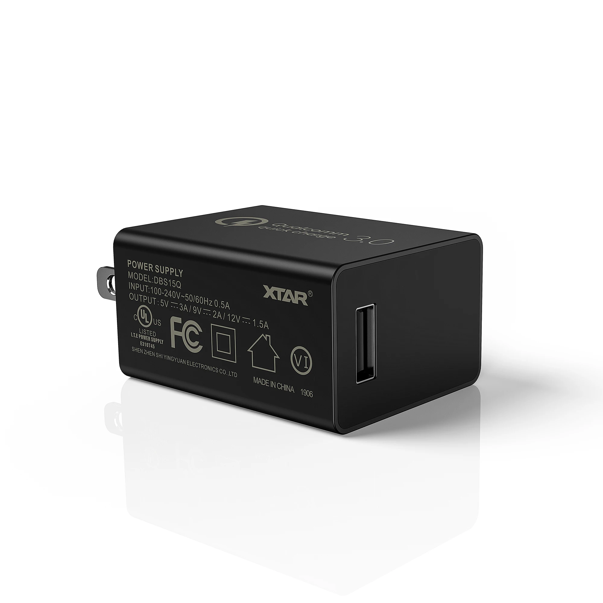 XTAR Быстрая зарядка 18 Вт QC 3,0 умное быстрое USB настенное зарядное устройство для Xiaomi samsung huawei Быстрая Зарядка адаптер для зарядки мобильного телефона