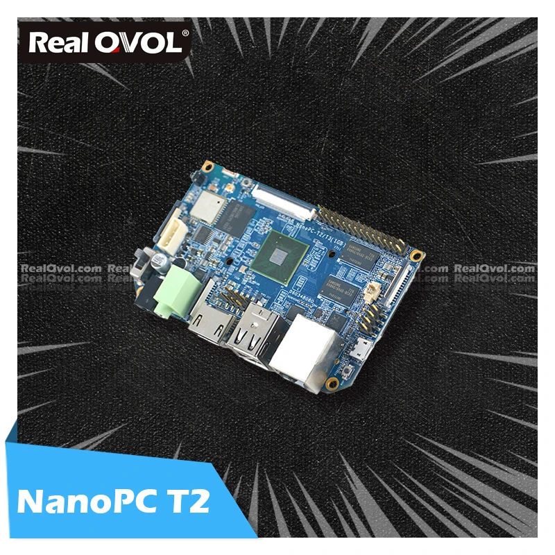

RealQvol FriendlyELEC NanoPC-T2 Встроенный Wi-Fi и bluetooth четырехъядерный