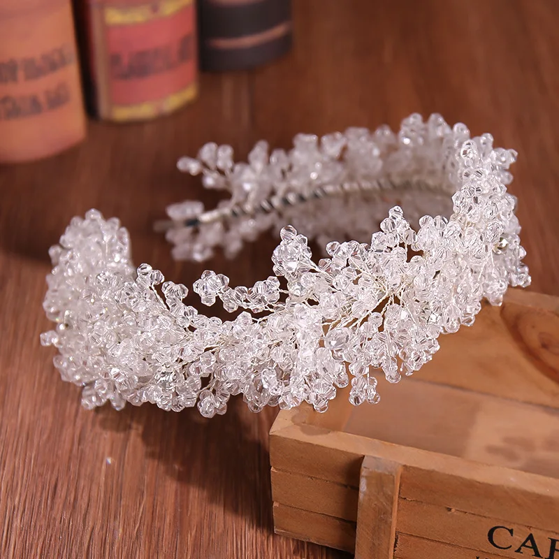 Hair Accessory Jewelry Set Jewelry Accessories Hair Headdress Bridal Headwear Hair Band Crown Glaze Leaf Headbands Wedding Crystal Hairband Bridal Vintage & Earrings Hair Ornaments Girls Exquisite Colored Headpiece Jewelry