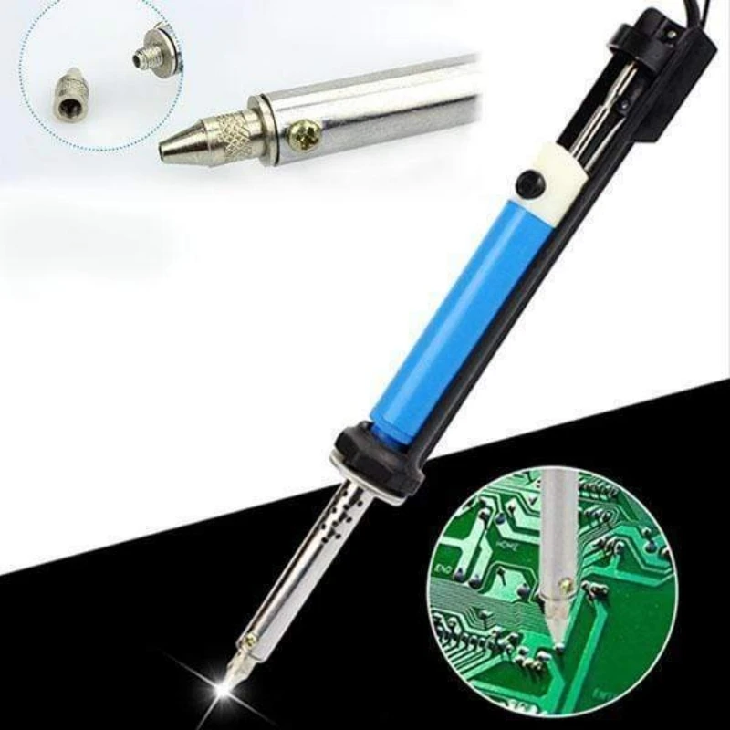 Handheld Electric Desoldering Pump 220v EU US Soldering Iron PCB Solder Sucker Tin Vacuum Welding Tool | Инструменты