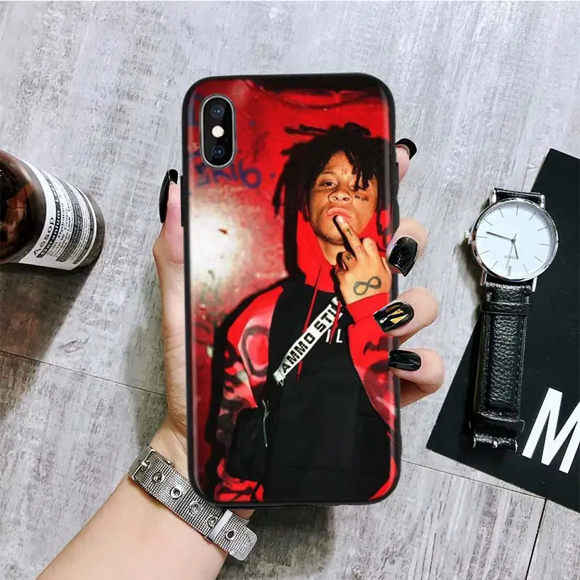 Trippie Redd Black Back Cover Phone Case For Apple IPhone 11 Pro XS MAX XR 7 8 6 6S Plus X 10 Ten 5 5S SE Coque Shell - Цвет: BA295-8