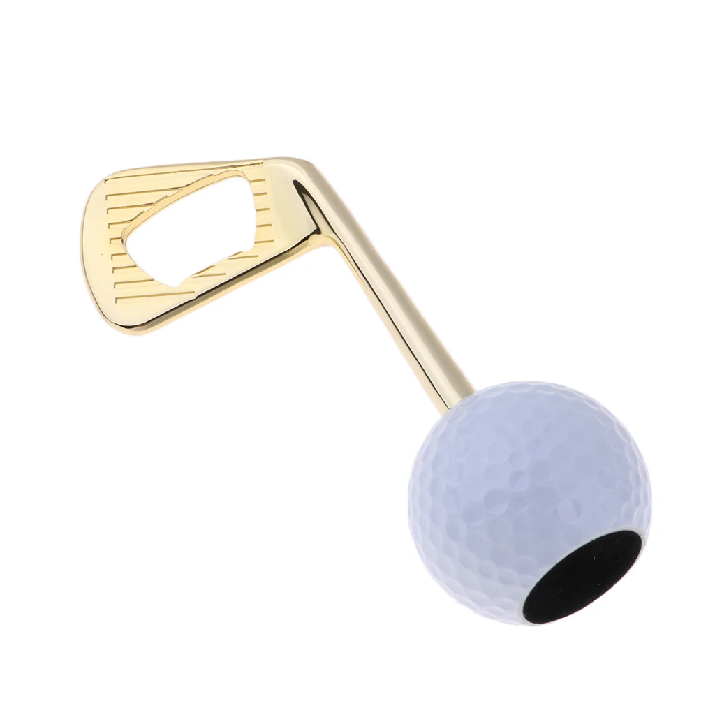 Creative Golf Ball Bottle Opener Zinc Alloy Beer Cap Puller Openers Golf Training Aids