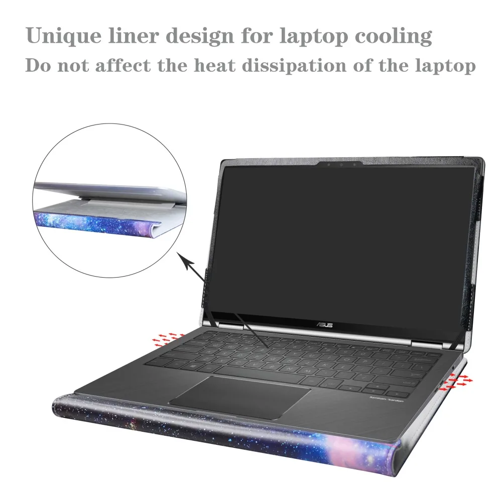 Защитный чехол Alapmk для ноутбука 13," ASUS Q326FA и ASUS ZenBook Flip 13 UX362FA [не подходит для ноутбука ASUS Q325UA Q324UA Q304UA]