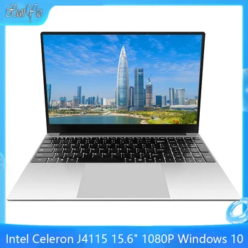 

XUANYAO PC Computer 15.6 inch 1080P Large Screen Portable Notebook Intel Celeron J4115 Laptop Work Office Gaming Notebook Laptop