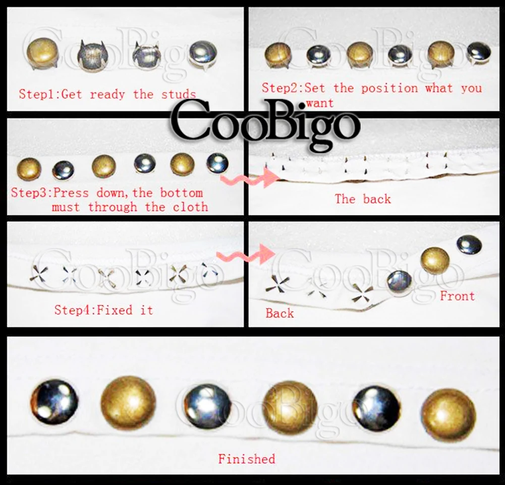 Description Picture 5 of item6mm Rhinestone Rivet Clawed Crystal Studs Nailheads Spike Round Inlay Garment Bags Shoes DIY Leather Craft Accessories 100pcs