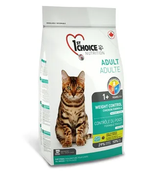 

1st choice food 5.44 kg for caste and erased cats weight control