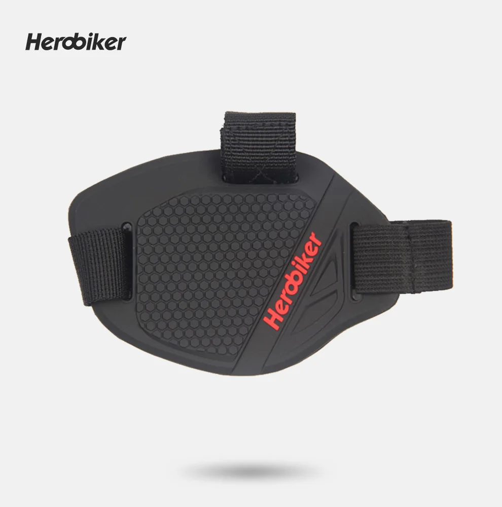 Herobiker мотоцикл Shift Ferrule с стопами клей для ухода за обувью крышка киоски коврик для барной стойки Защита передач обувная крышка