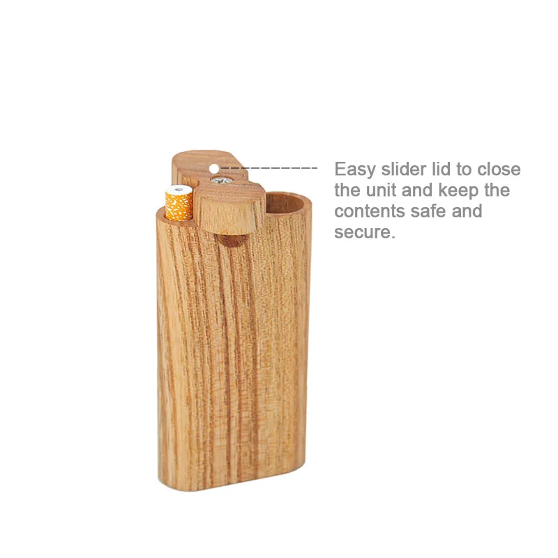 Портативный деревянный Dugout принадлежности для курения деревянный портсигар сигаретная трубка курительная коробка для хранения