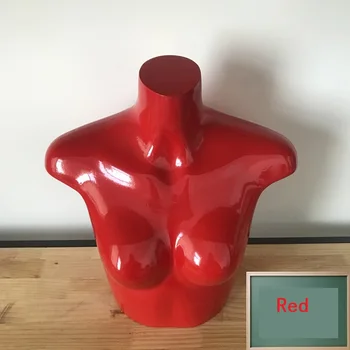 

Plastic Female Mannequin Bust Model For Bra Underwear Jewelry Display White M-55