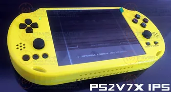 شراء نسخة جديدة رقيقة 7 بوصة IPS شاشة ممر لعبة وحدة التحكم مزدوجة عصا التحكم تعديلها بواسطة PS2 اللوحة لا التوت بي لا محاكاة