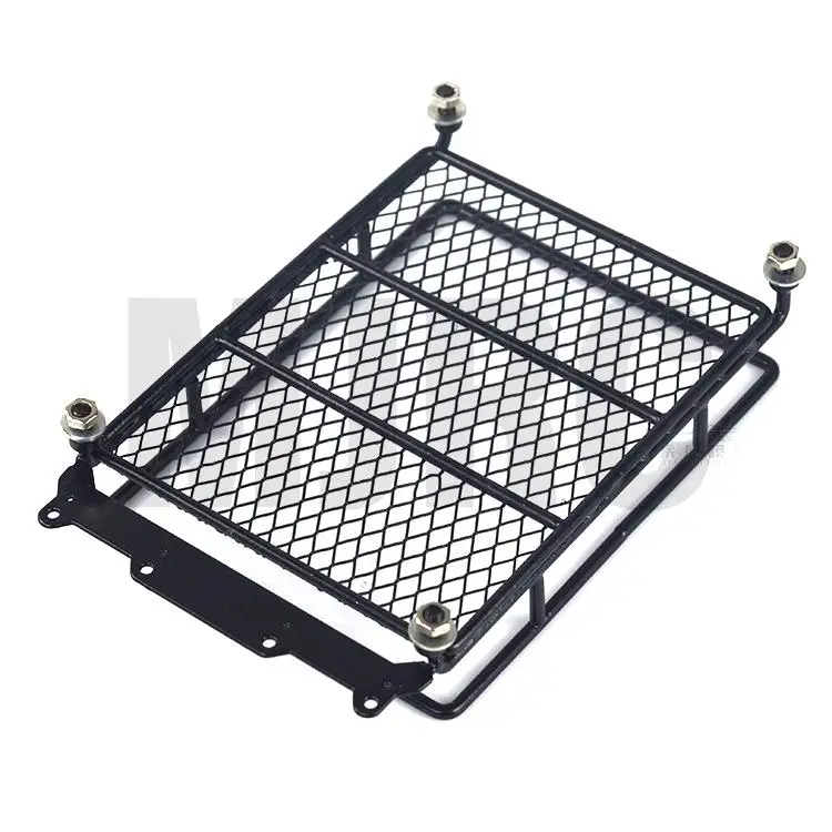RC Car Rock Crawler Metal Roof Rack with LED Lights Bar