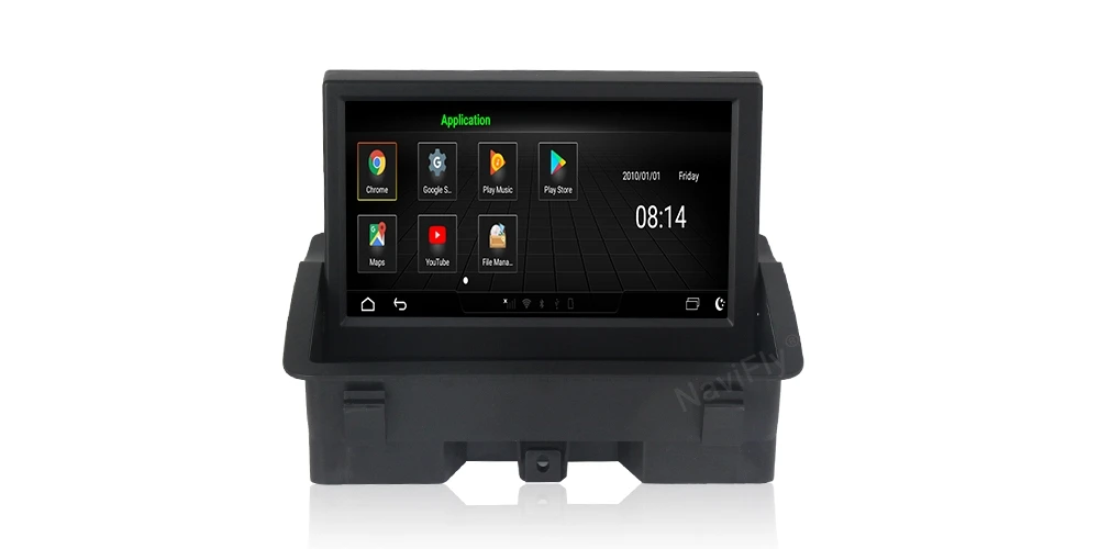 NaviFly Android автомобильное головное устройство gps для Audi A1 2011- Google SWC BT WiFi мультимедийный проигрыватель 4 Гб ram ips сенсорный экран