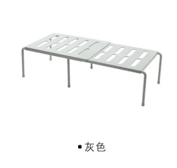 Kitchen Cabinet Counter Shelf Organizer Racks Expandable Stackable Fit for Kitchen Bathroom Under Sink Pantry Desktop Storage
