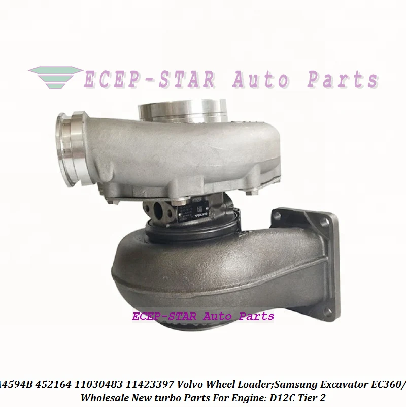 Turbo GT4594B 452164 452164-0026 452164-11 11030483 11423397 для Volvo фронтальный погрузчик экскаватор Samsung EC360 460 D12C уровня 2