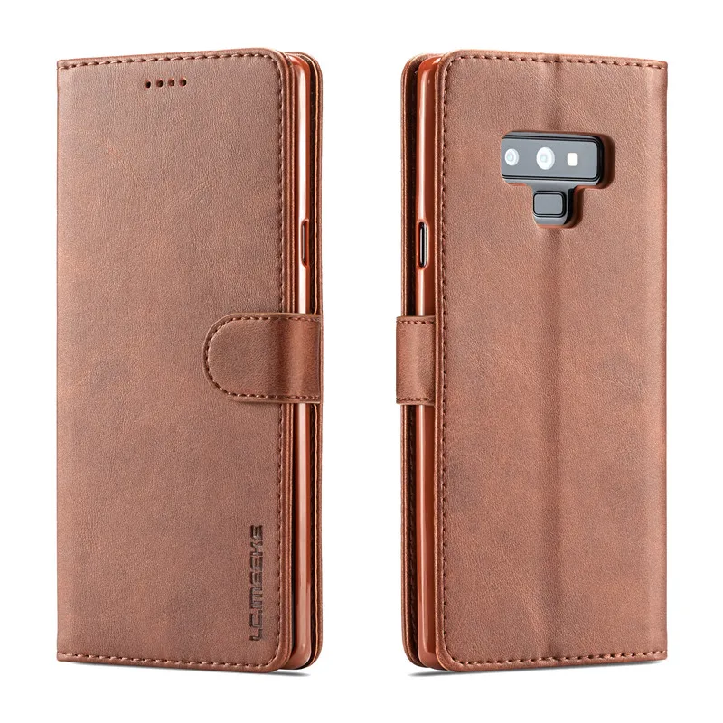 Кожаный чехол книжка с магнитной застежкой для Samsung Galaxy Note 10 Plus 9 8 S20 S10 S9 S8 A21 A51 A71 A50