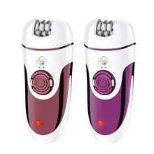 Водонепроницаемая электробритва для бикини, Женская стильная аккумуляторная бритва, портативная бритва для бритья с лезвием, европейская вилка для удаления волос