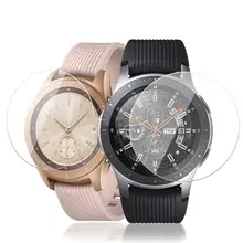 Для samsung Galaxy Watch 42 мм ультратонкая прозрачная защитная пленка для экрана смарт-часов из закаленного стекла чехол