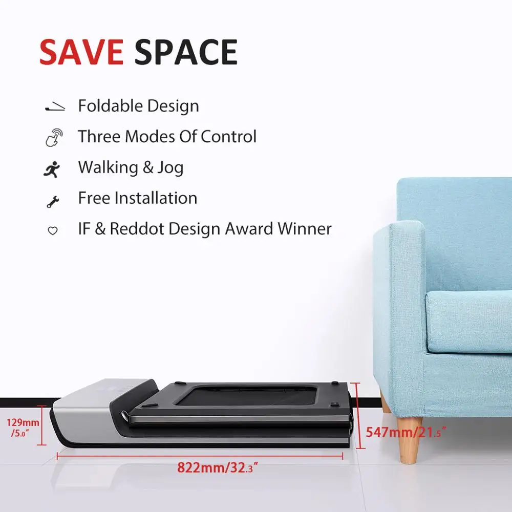  WalkingPad A1 Track Foldable Smart Electric Space Walk Machine Light Sport Treadmill Aerobic exerci