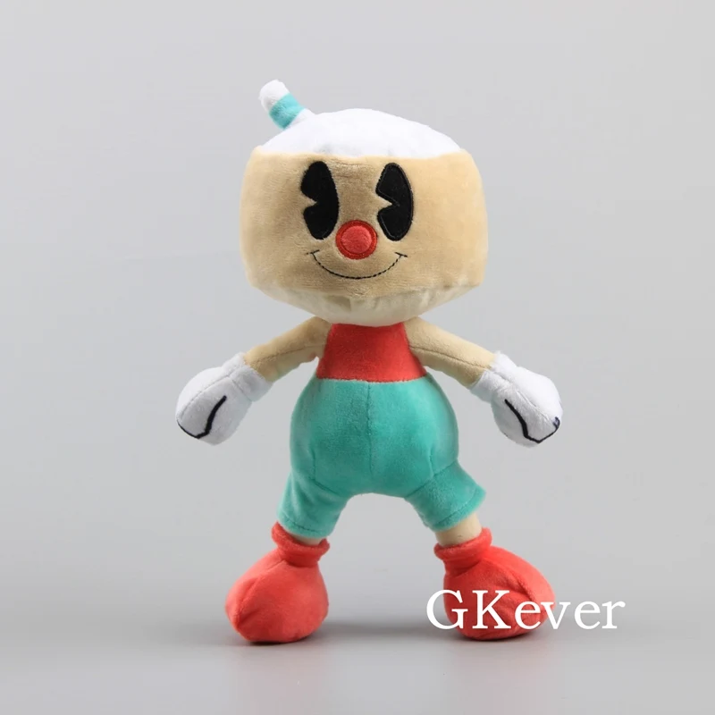 13 стилей 20-28 см игра Cuphead плюшевые игрушки кукла Peluche Mugman Chalice Cagney Carnantion Teacup Head игрушки на тему приключений детский подарок - Цвет: Cuppet Puphead 25cm