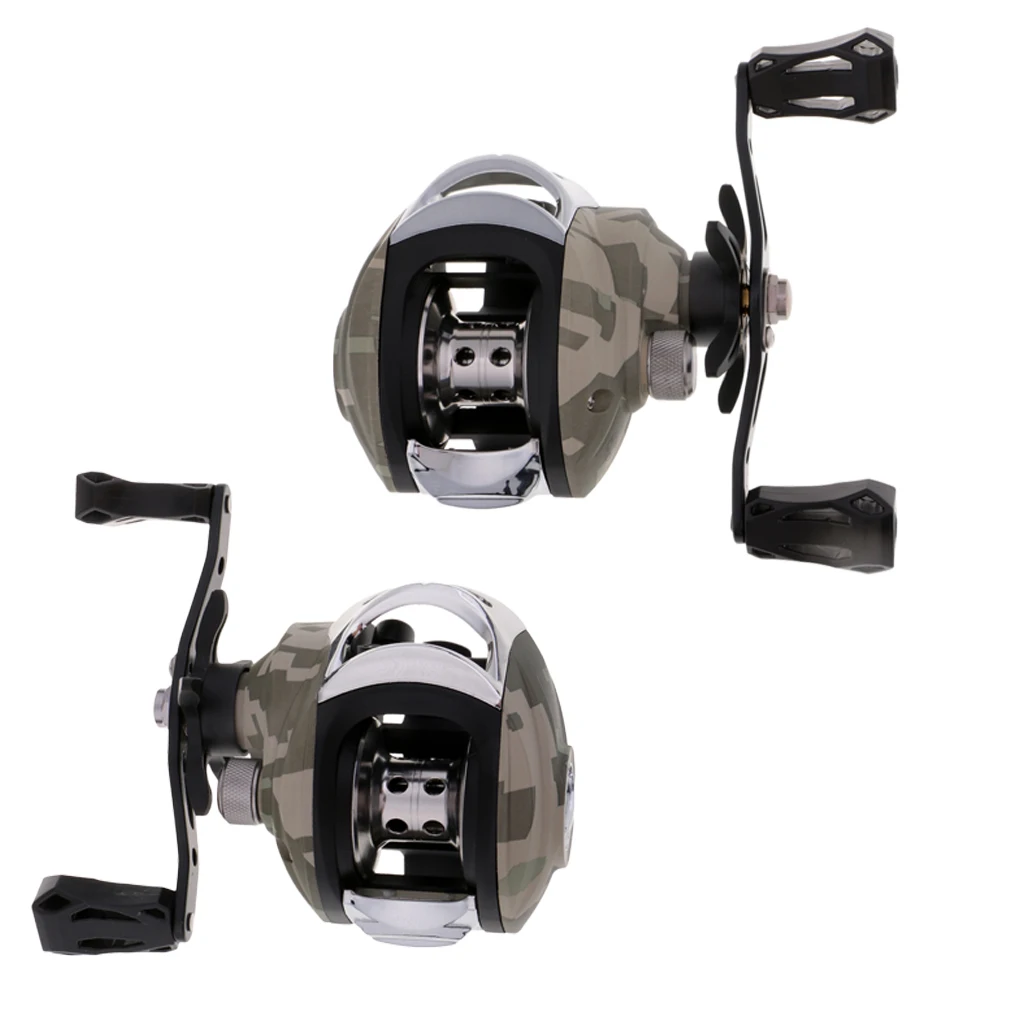 Катушка baitcasing магнитный тормоз 7,3: 1 Baitcaster морской или пресной воды высокотехнологичные инновации Baitcast Катушки