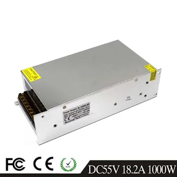 

DC Power Supply Switch 55V 18.2A 1000W Transformer AC110V 220V To DC55V Power Supplies for CCTV 3D Printer Stepper Motors CNC