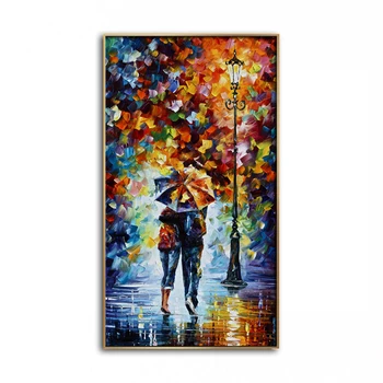 

Oil Painting 100% Hand painted Modern Linen canvas Knife painting colour Colorful scenery Home living room Decor Art 2020091603