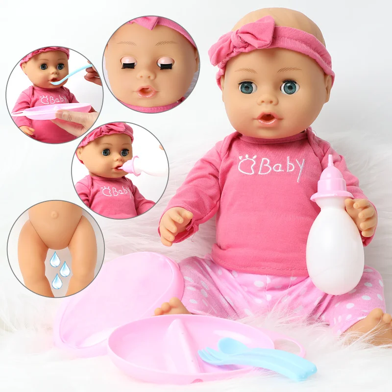 46 см кукла Bebe reborn длинные волосы детские игрушки сделай сам 18 дюймов модная
