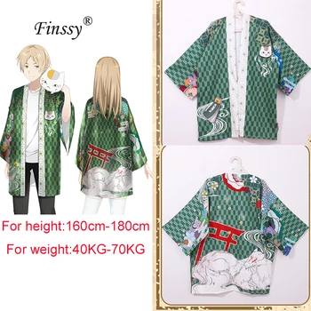 

Anime Natsume's Book of Friends Natsume Takashi Natsume Cosplay Yukata Cloak Pajamas Costumes Outerwear Haori Women Men Coat
