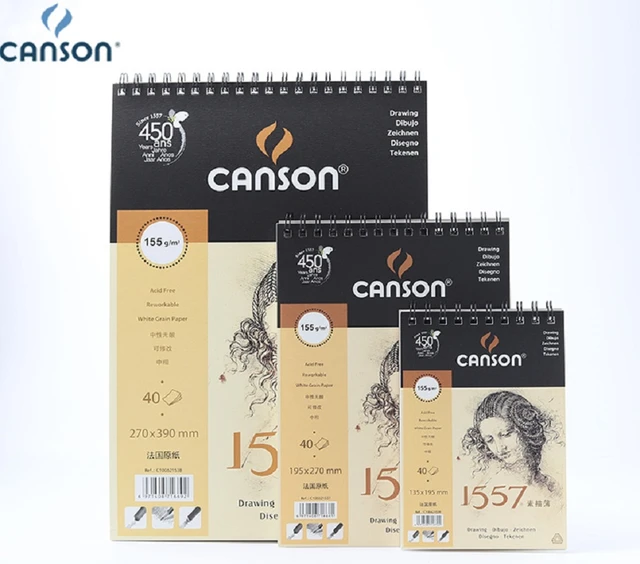 CANSON XL series marker Sketchbook translucent bright white paper 70g50  sheets A3/A4 Paper - AliExpress