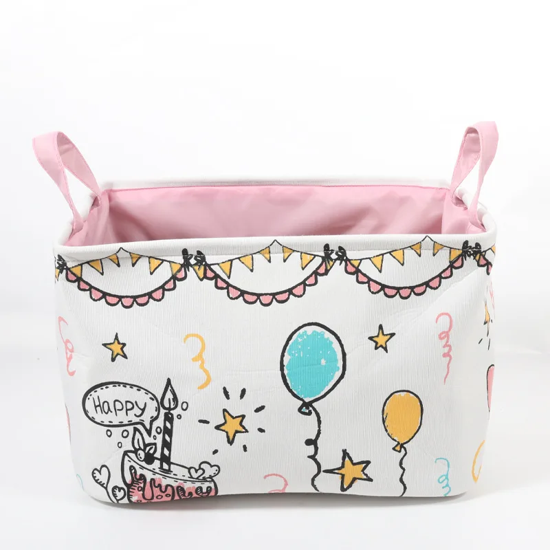 

Dirty Clothes Sundries Storage Basket Home Closet Organizer Container Box Canvas Material Clothing Laundry Kids Toy Basket Bag