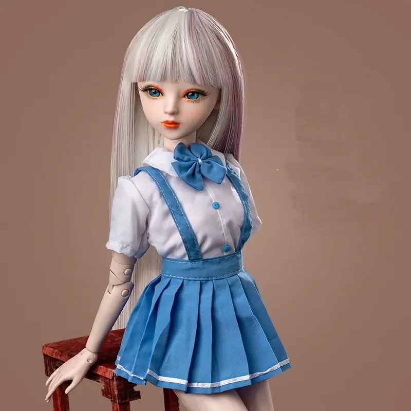 Handmade BJD Doll 1/3 Full Set 60cm Fashion Beautiful Girl Ball-Jointed Collectible Dolls Like Real Joint Doll Gift For Girl Toy 6 Handmade BJD Doll 1/3 Full Set 60cm Fashion Beautiful Girl Ball-Jointed Collectible Dolls Like Real Joint Doll Gift For Girl Toy 6