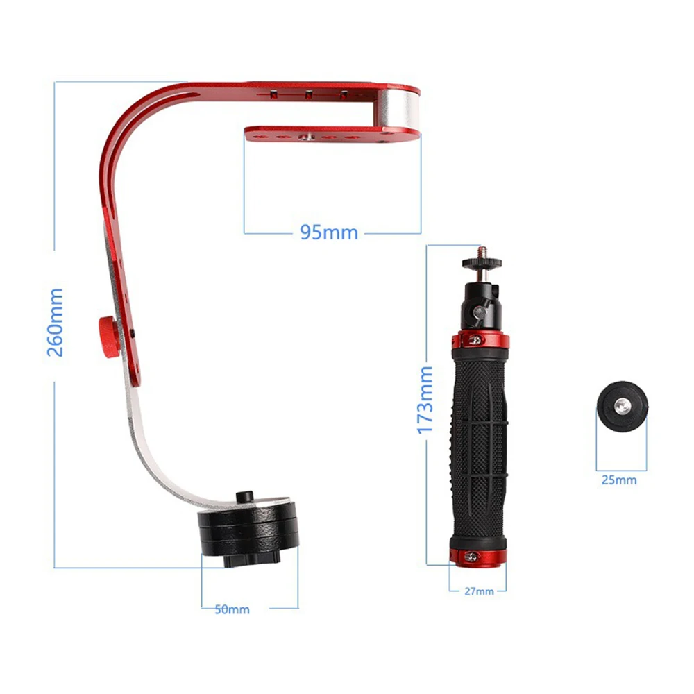 Ручной видео стабилизатор для фотоаппарата Steadicam Стабилизатор для Canon Nikon sony камера Gopro Hero телефон DSLR DV STEADYCAM аксессуары