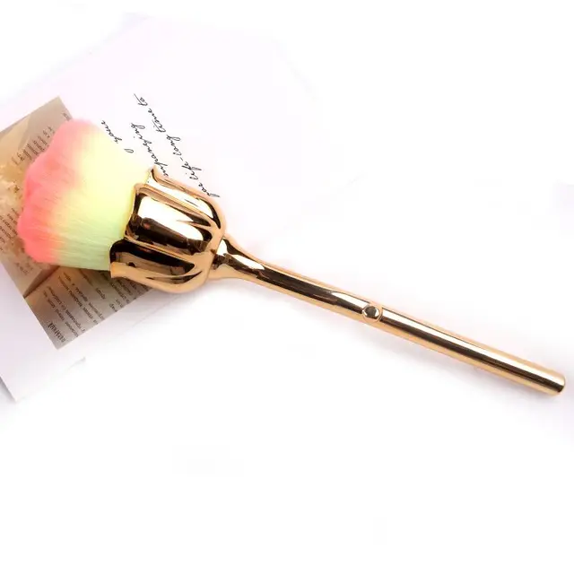 TSZS Popular Round Small Flower Brush Nail Paint Gel Dust Cleaning Brushes Make Up Brush Nail Art Manicure Tool NT-270E