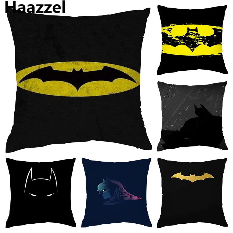 Чехол для диванной подушки Batmans с 3D-принтом супергероев наволочки Наволочки Happy