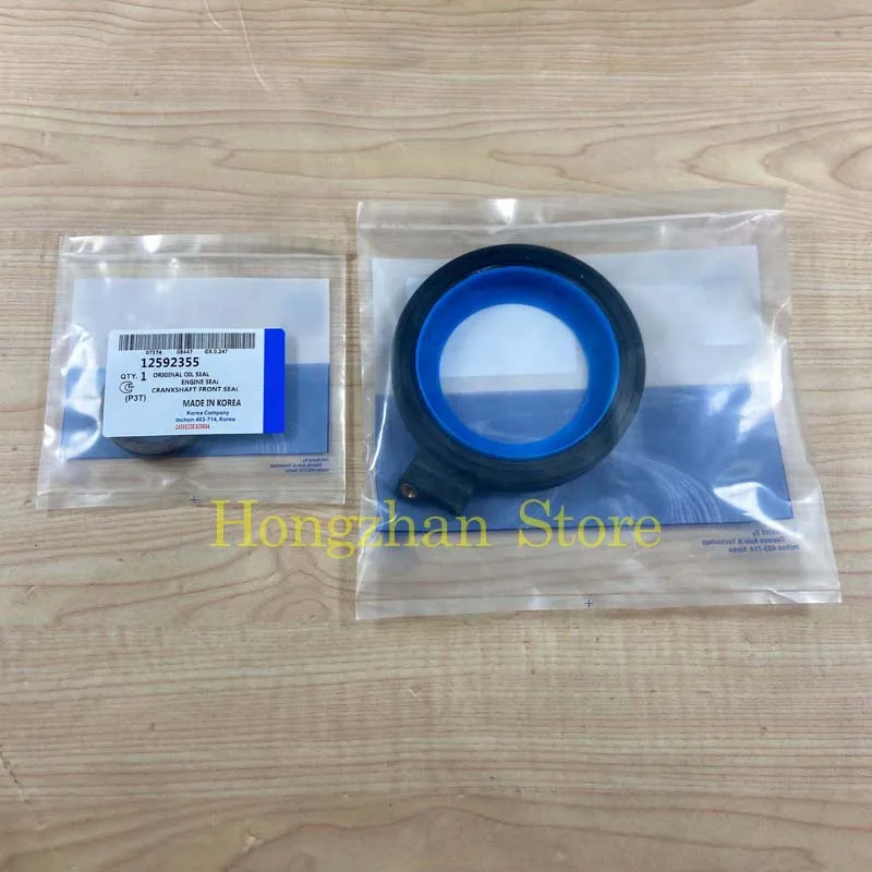 2PCS Engine Crankshaft Front Rear Oil- Seal For Chevrolet Cruze Aveo Opel Vauxhall Astra Zafira 24447223 55555805 12592355