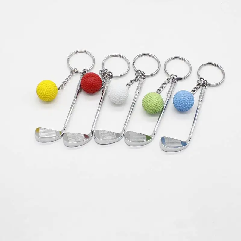 

Creative golf key chain bag pendant golf sports activities ball key chain wholesale